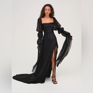 NWT For Love and Lemons Willow Dress-Medium/Black